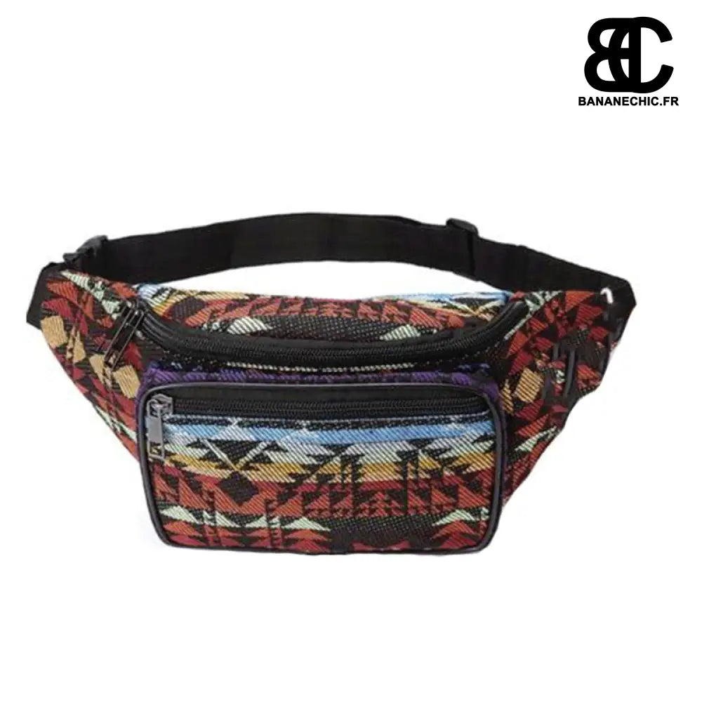 Sac banane femme en tissu - Multicolor - Banane - Banane