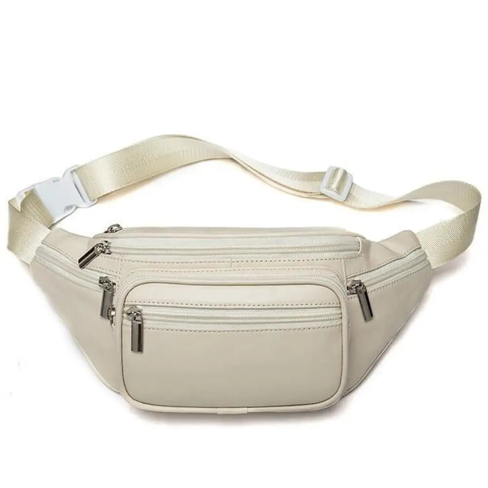 Sac banane femme haut de gamme - Blanc - Banane - Banane