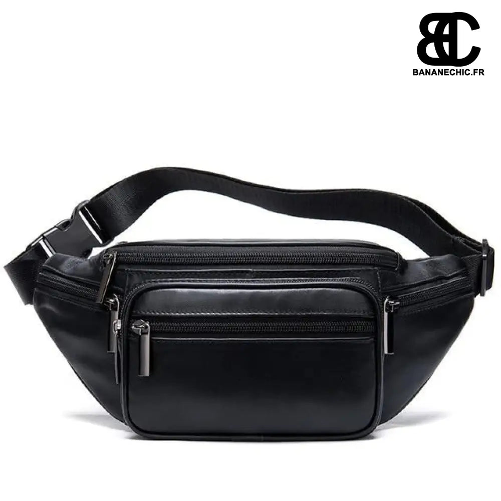 Sac banane femme haut de gamme - Noir - Banane - Banane Chic