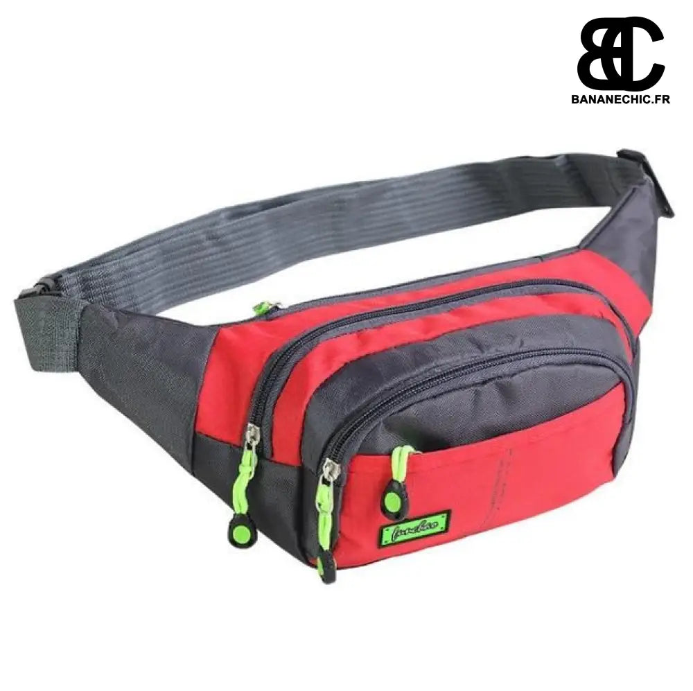 Sac banane femme idéal pour randonnée - Rouge - Banane -