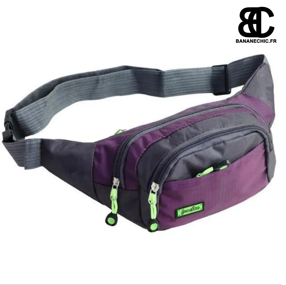 Sac banane femme idéal pour randonnée - Violet - Banane -