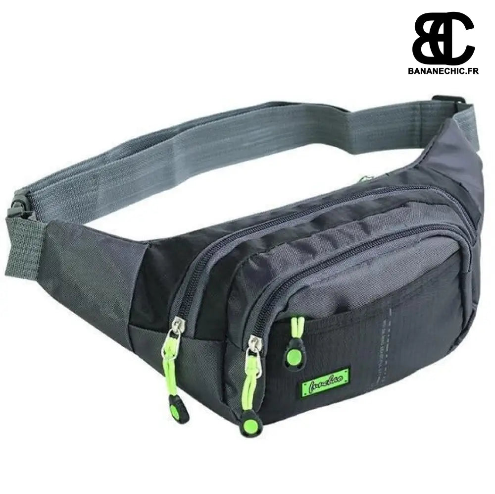 Sac banane femme idéal pour randonnée - Noir - Banane -