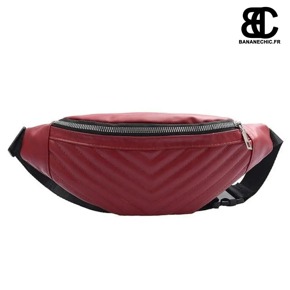 Sac banane femme jaune sportif - Rouge - Banane - Banane