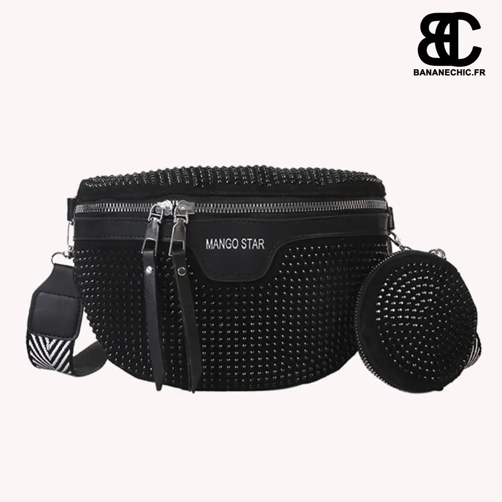 Sac Banane Femme Mango Star Cloutée paillettes - Sac Banane