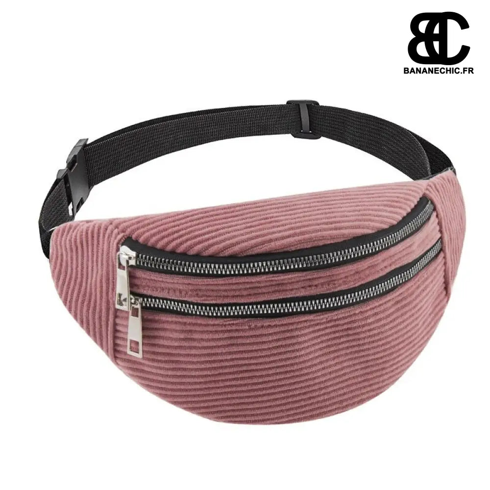 Sac banane femme marron - Rose - Banane - Banane Chic ™