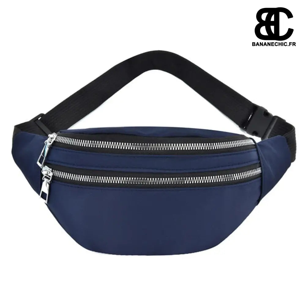 Sac banane femme matelassé trendy - Bleu - Banane - Banane