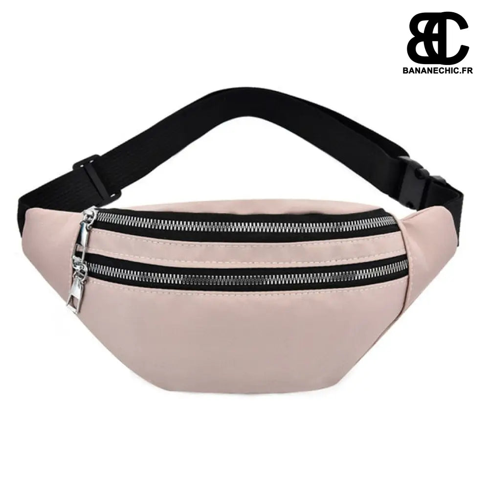 Sac banane femme matelassé trendy - Rose - Banane - Banane
