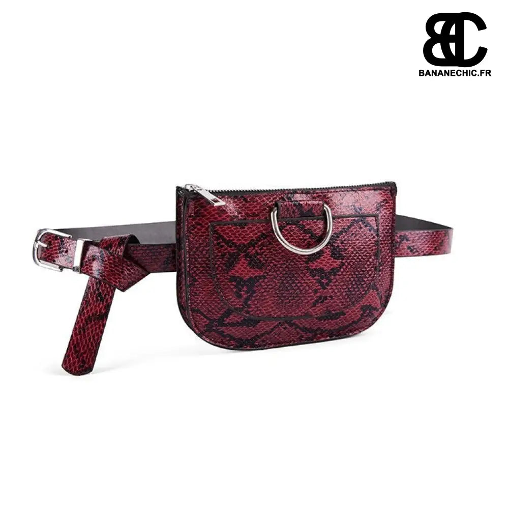 Sac banane femme mini - Rouge - Banane - Banane Chic ™