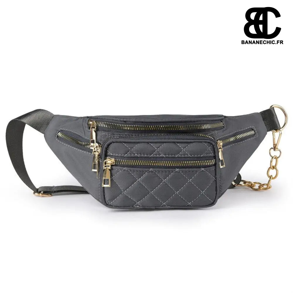 Sac banane femme noir - Gris - Banane - Banane Chic ™