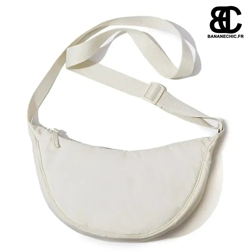 Sac banane femme tissu - Beige - Sac Banane - Banane Chic ™