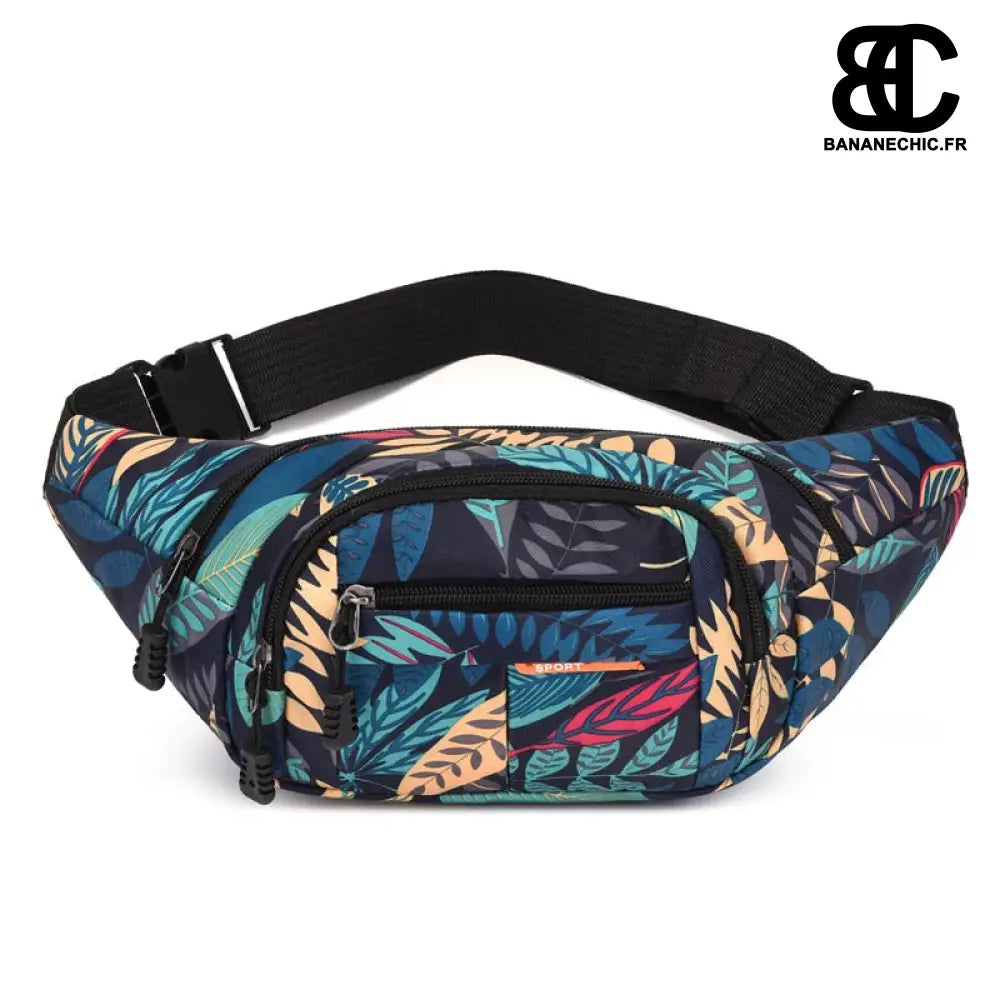 Sac banane fleurs exotiques - 5 - Banane - Banane Chic ™