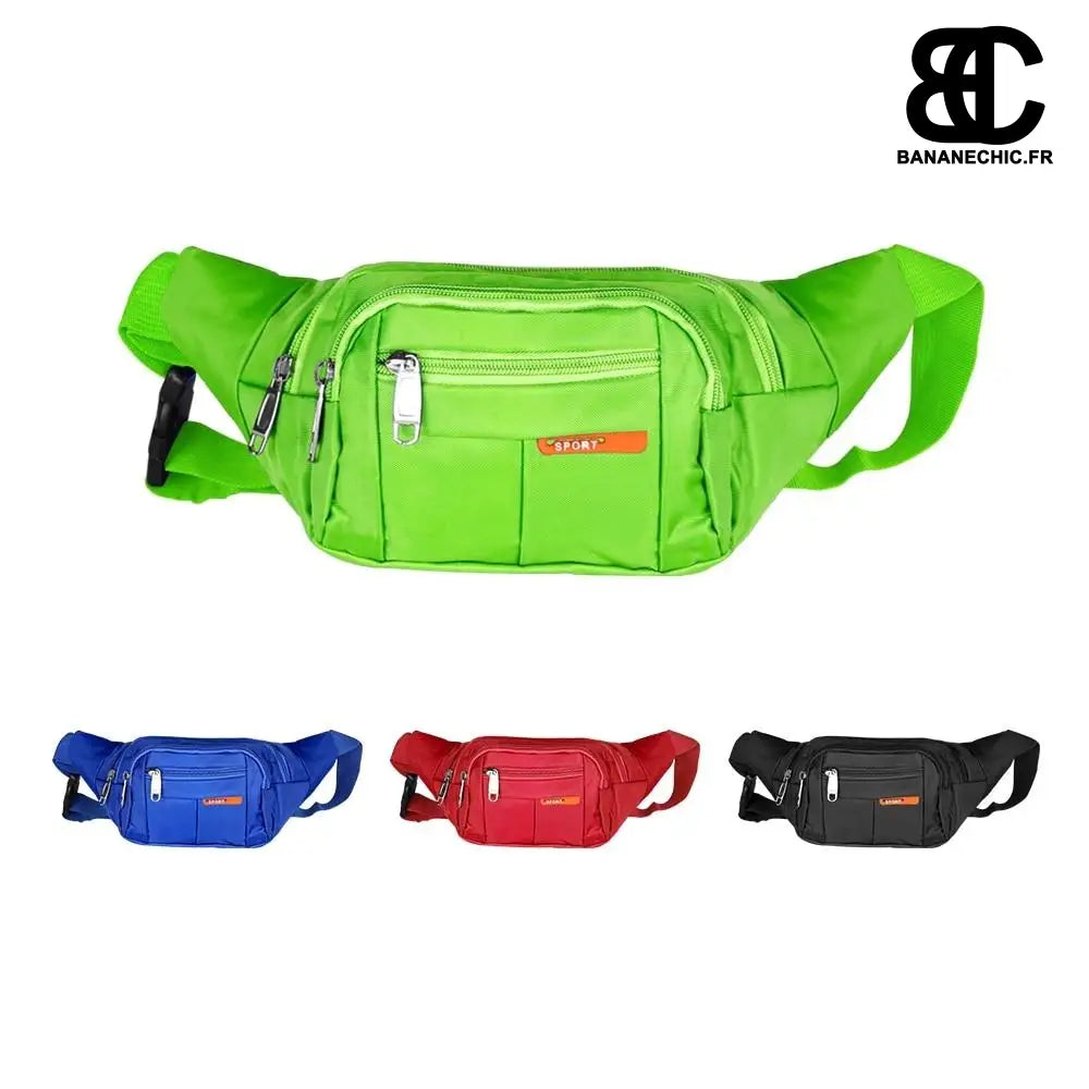 Sac banane fluo sportif Sac banane sport fluo trend Sac