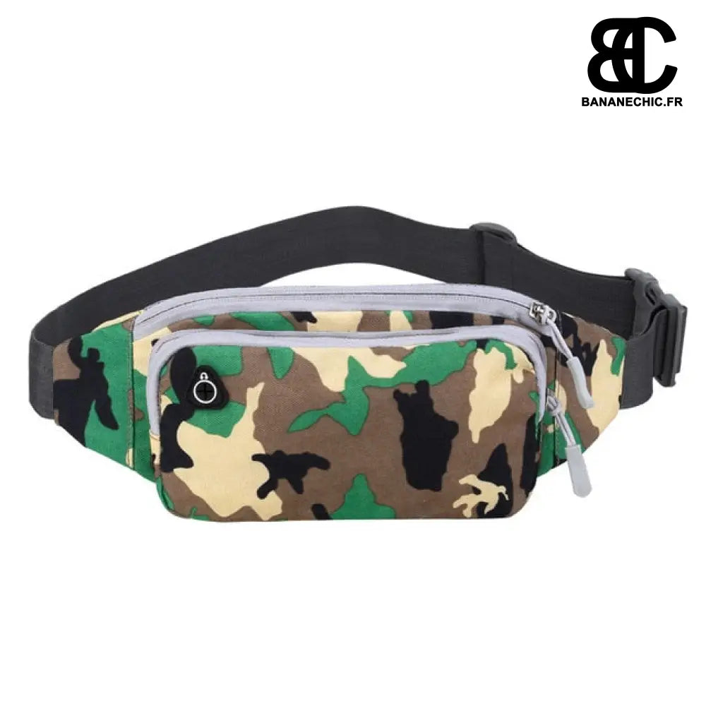 Sac banane fluo trendy - Camouflage vert - Banane - Banane