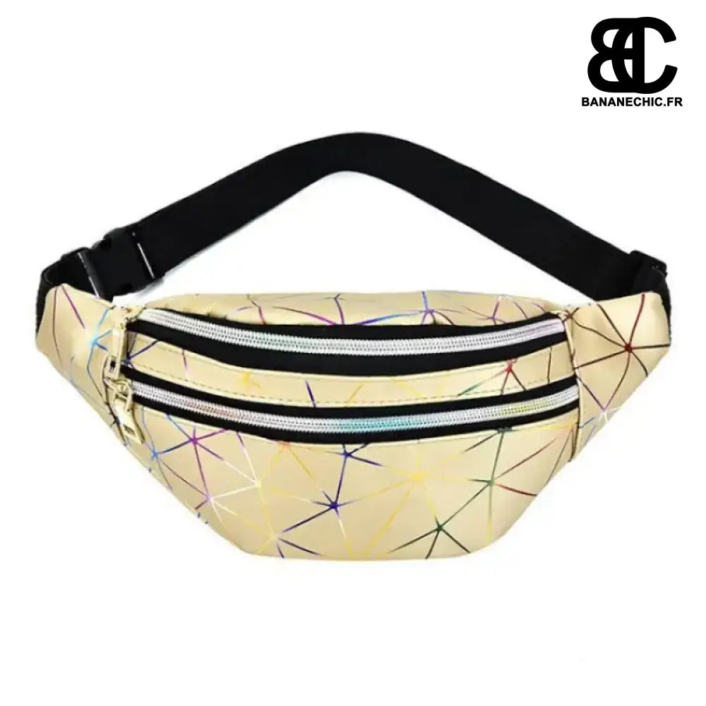 Sac Banane Géométrique Design - Jaune - Sac Banane - Banane