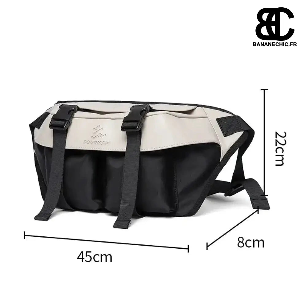 Sac banane grand étanche - Blanc - banane - Banane Chic ™