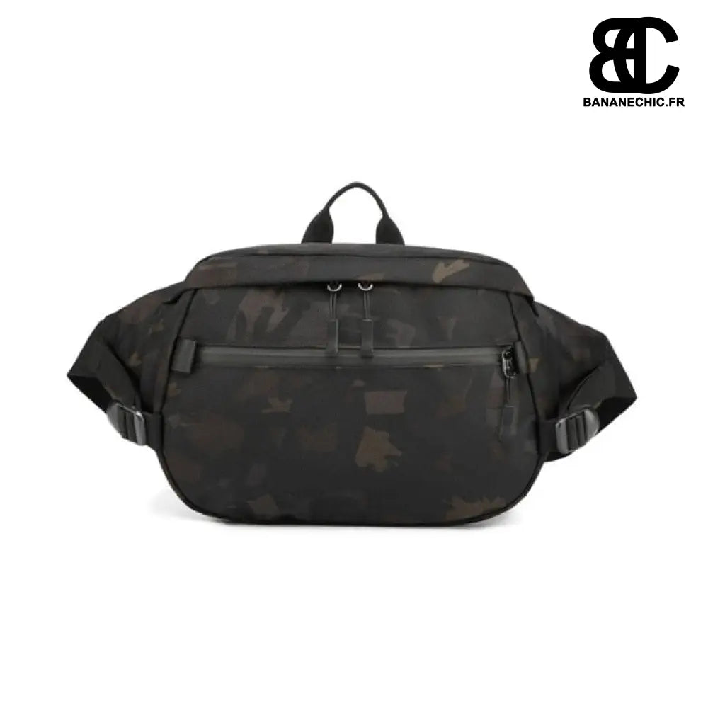 Sac banane grande taille - Camouflage noir - Banane - Banane