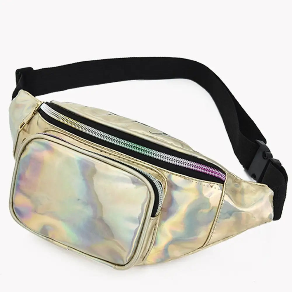 Sac Banane Holographique Fashion - Jaune - Sac Banane -
