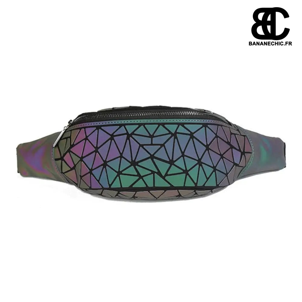 Sac banane holographique shine - Violet - Banane - Banane