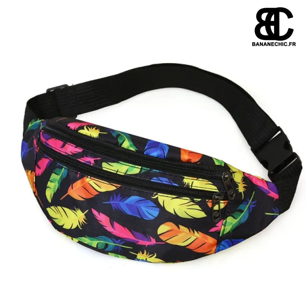 Sac banane holographique sport fantaisie - Multicolor -