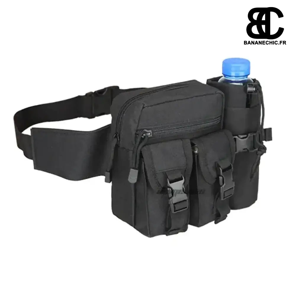 Sac Banane Homme Camouflage - Noir - Sac Banane - Banane