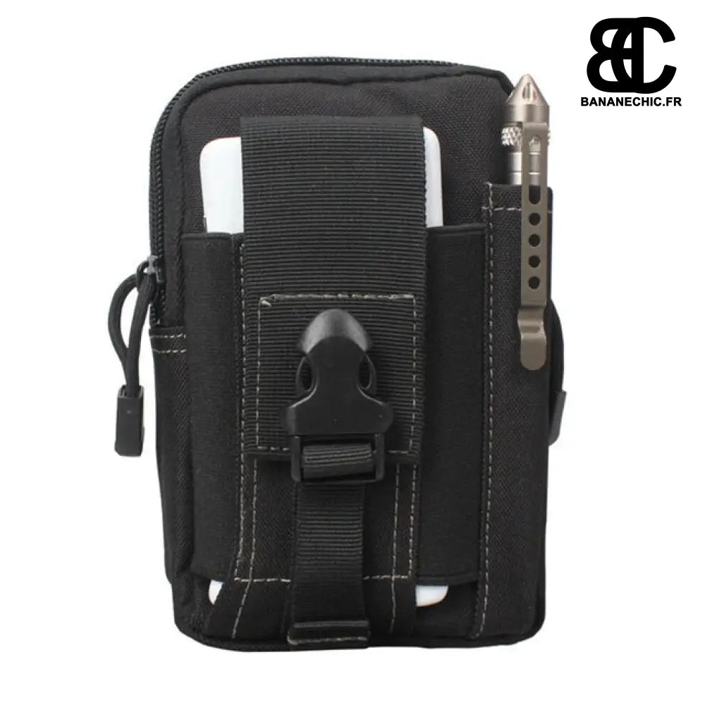 Sac banane homme compact - Noir - Banane - Banane Chic ™