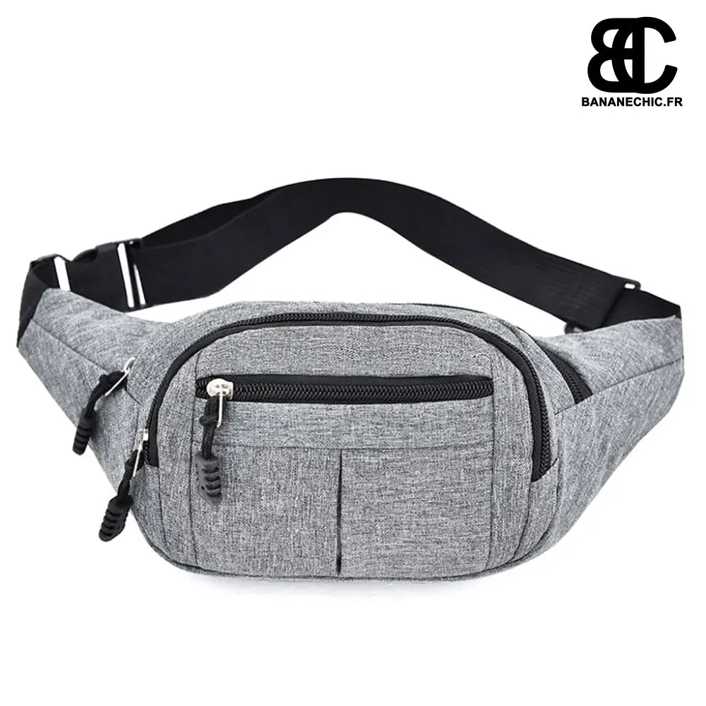 Sac banane homme noir - Gris - Banane - Banane Chic ™