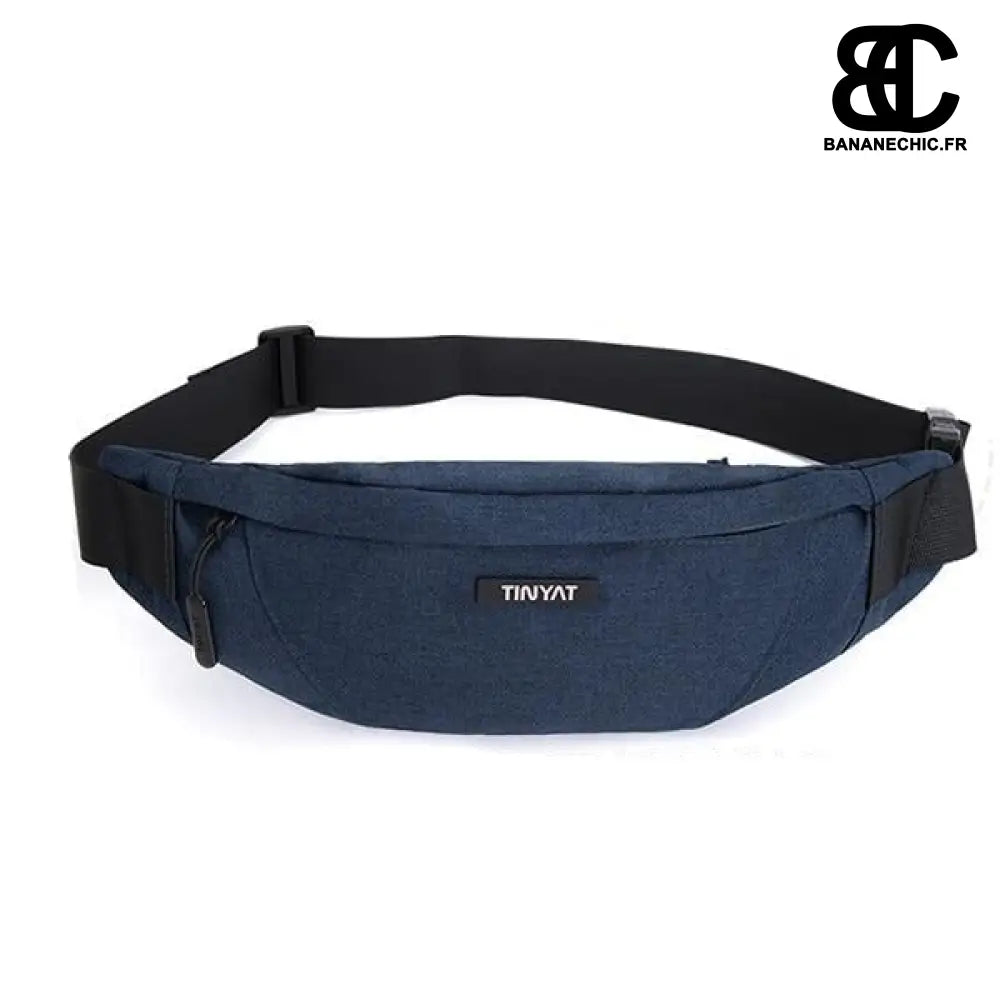 Sac banane homme noir mat - Bleu - Banane - Banane Chic ™