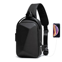 Sac banane homme porté -  Sac banane homme porté