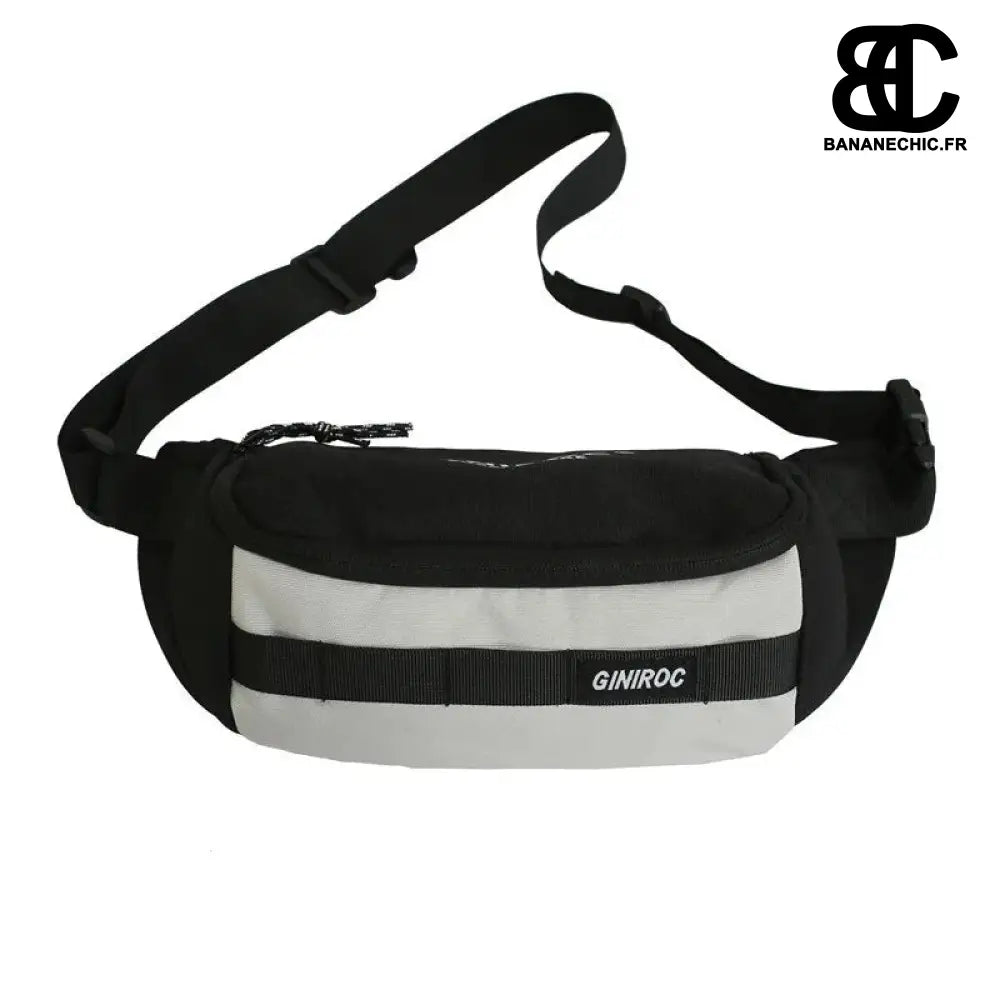 Sac banane jaune oversize - Dark Grey - banane - Banane Chic