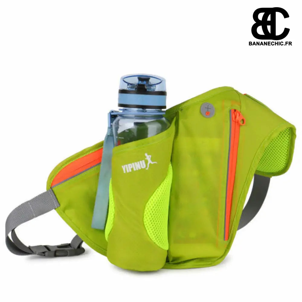 Sac banane jogging porte bouteille - Vert - Banane - Banane