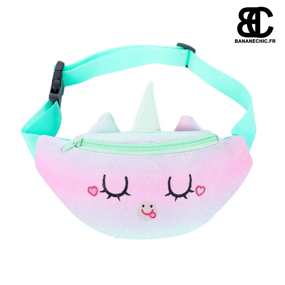 Sac banane kawai coloré fille - Vert - banane - Banane Chic