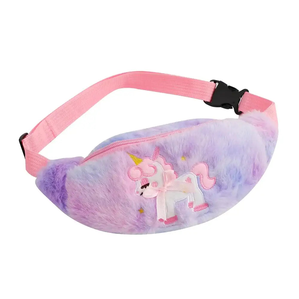 Sac banane licorne multicolore - purple colorful - banane -