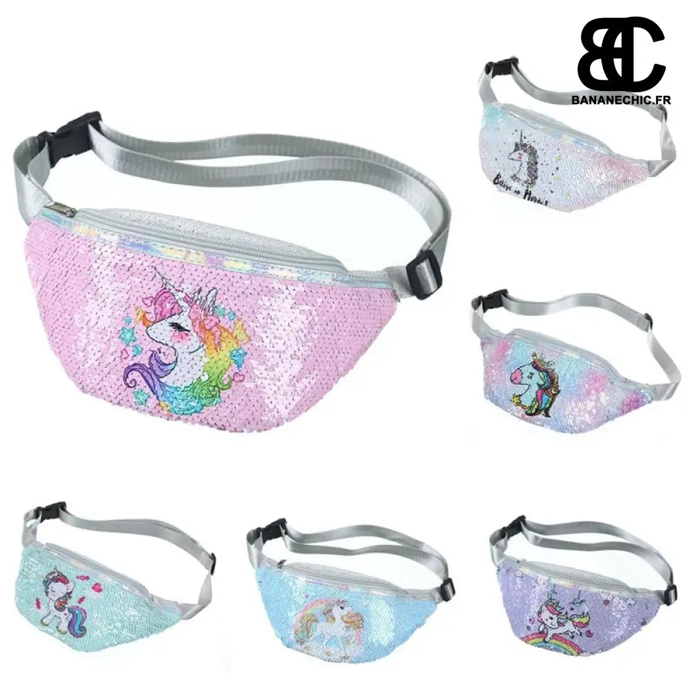 Sac banane licorne strass ado - Banane - Banane Chic ™