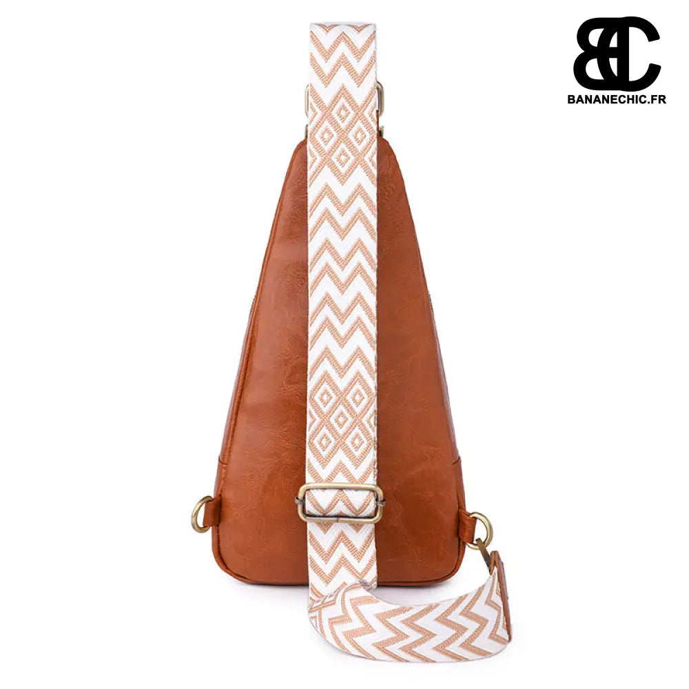 Sac banane marron bandoulière trendy - Banane - Banane Chic