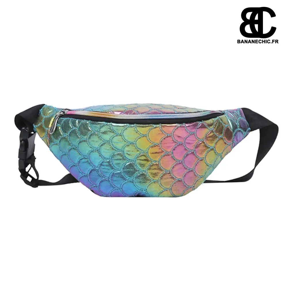 Sac banane matelassé iridescent - Multicolor - banane -