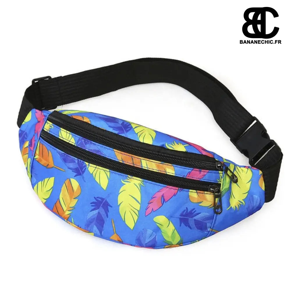 Sac banane mode élégante. - Bleu - Banane - Banane Chic ™