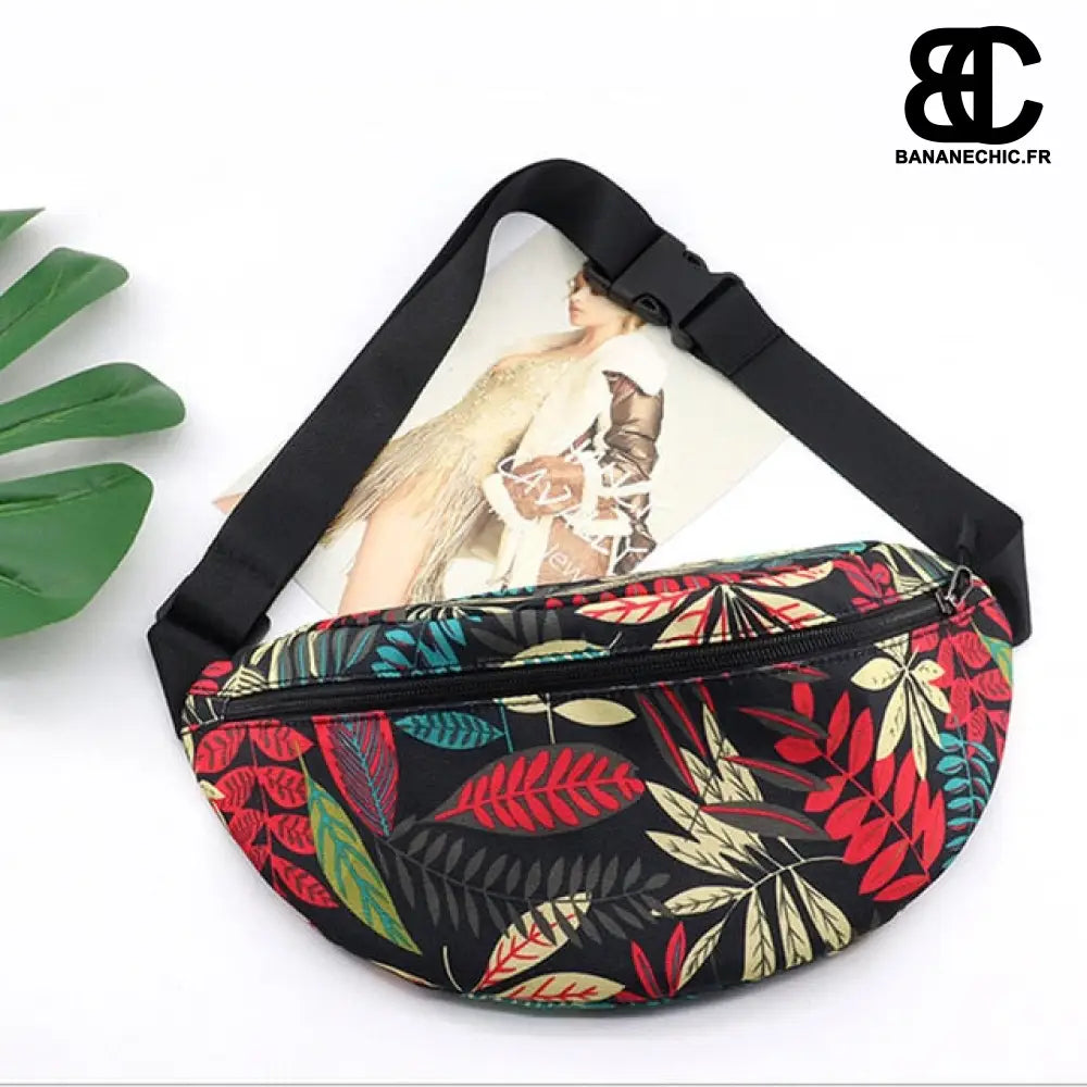 Sac banane motif trendy - Noir - Banane - Banane Chic ™
