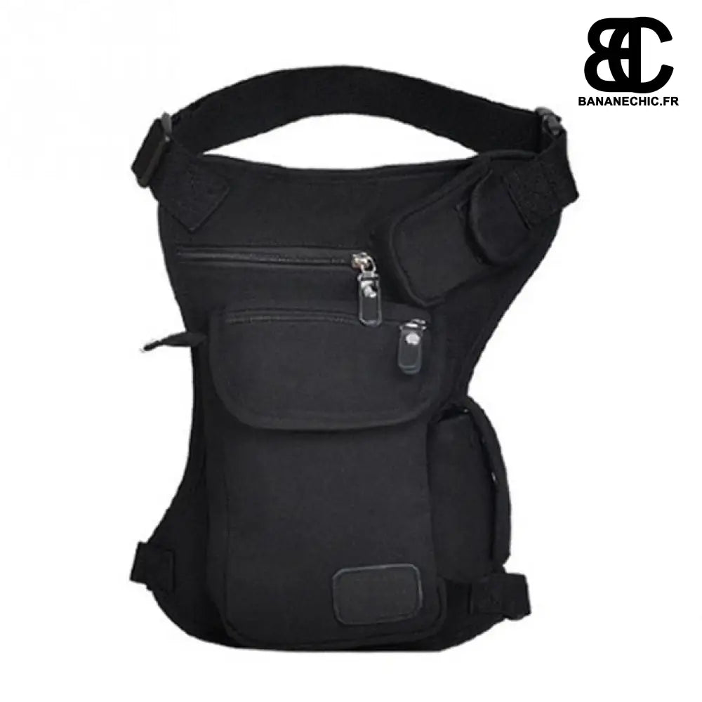 Sac banane moto étanche - Noir - Banane - Banane Chic ™