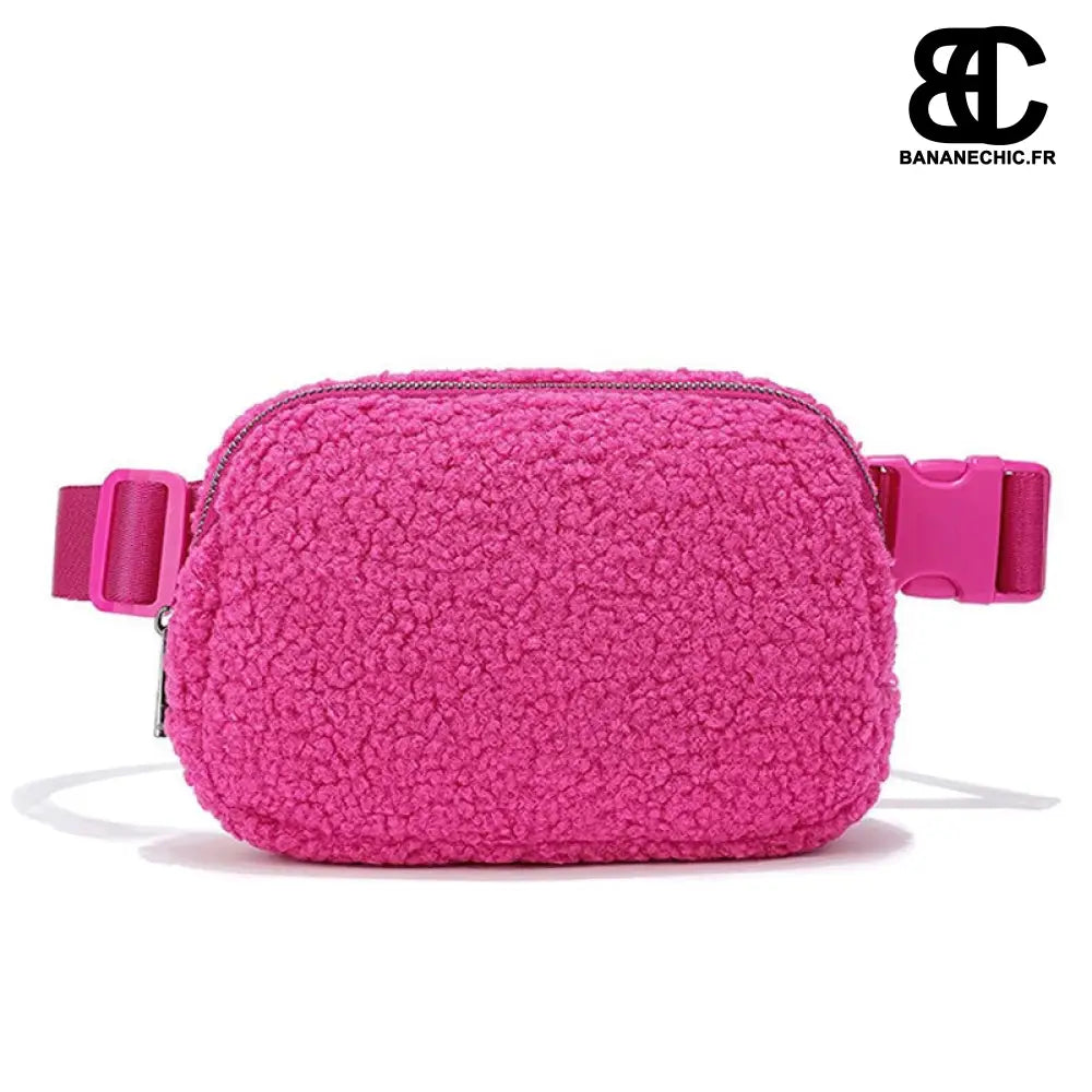 Sac Banane Moumoute Rose - Fushia - Sac Banane - Banane Chic