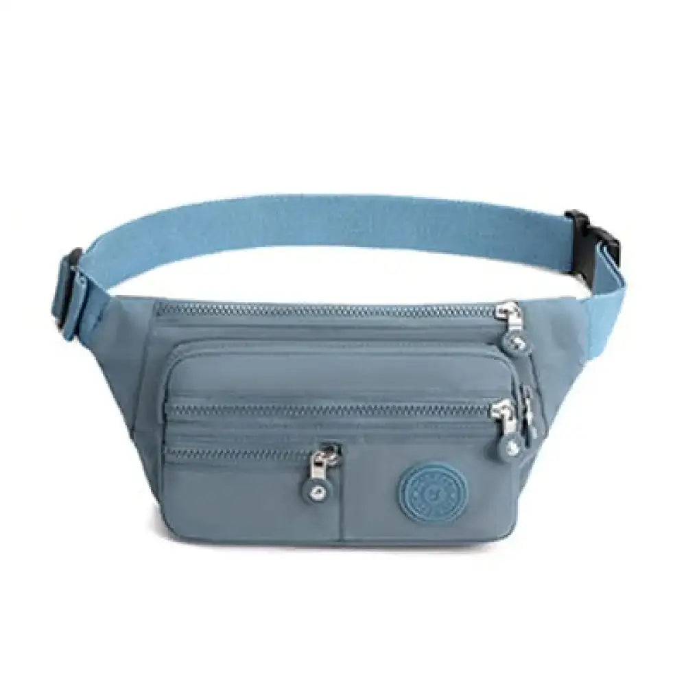 Sac Banane Multi Poche Unisexe - Bleu clair - Sac Banane -