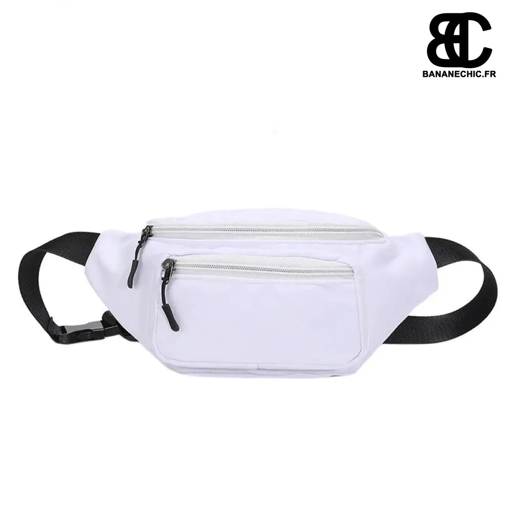 Sac Banane Multipoches Noir - Blanc - Sac Banane - Banane