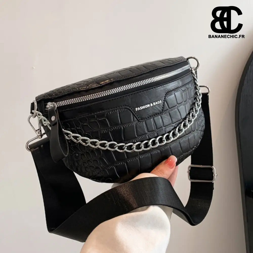 Sac Banane Noir Femme - Sac Banane - Banane Chic ™