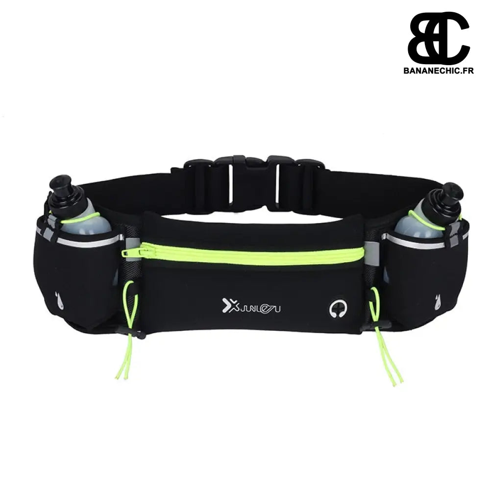 Sac banane noir sport bouteille fitness - Vert - banane -