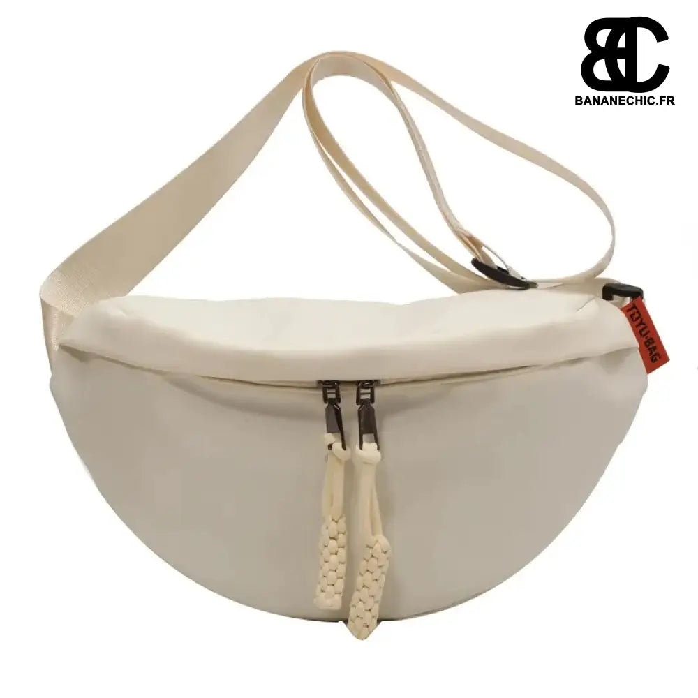 Sac banane orange fluo oversize. - Milk white - banane -