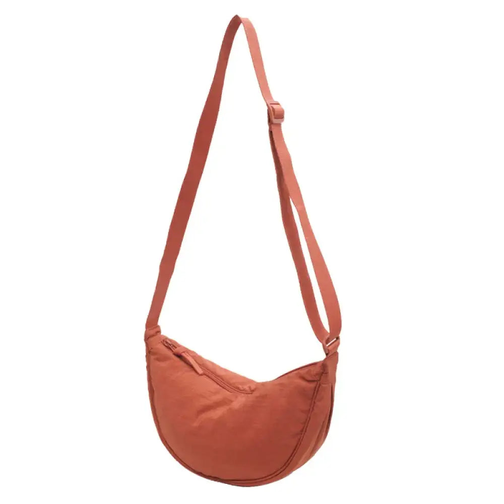 Sac banane orange souple bandoulière - Orange - banane -
