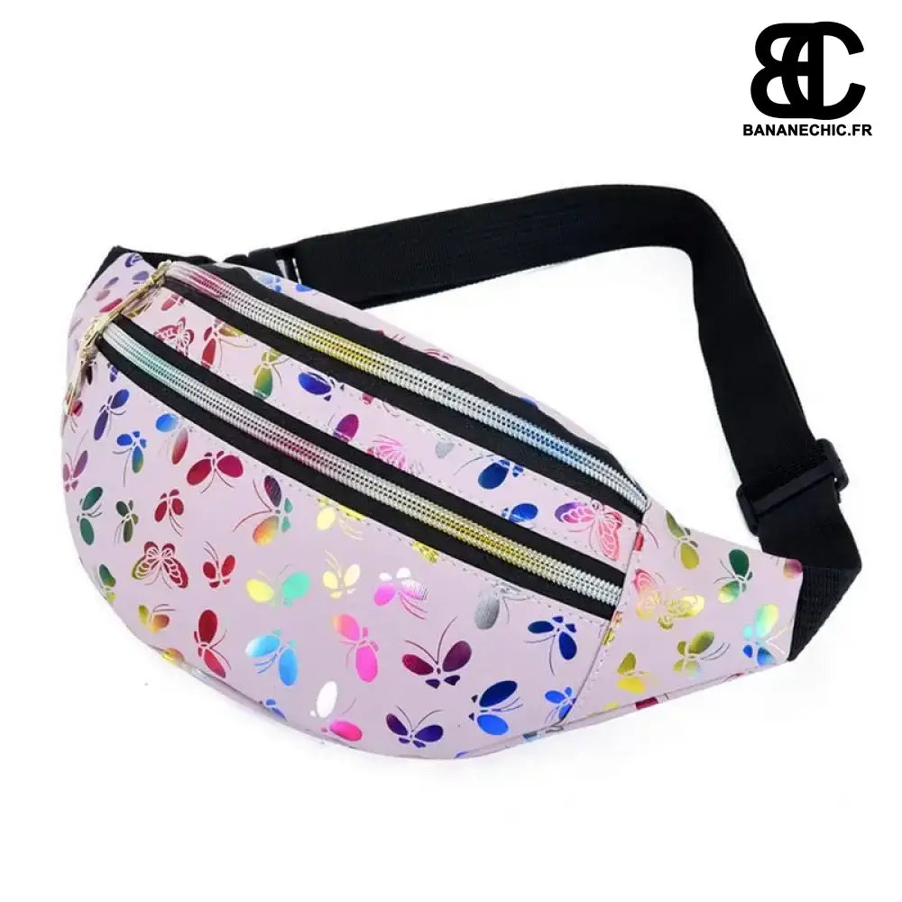 Sac Banane Papillon Mode - Rose - Sac Banane - Banane Chic ™