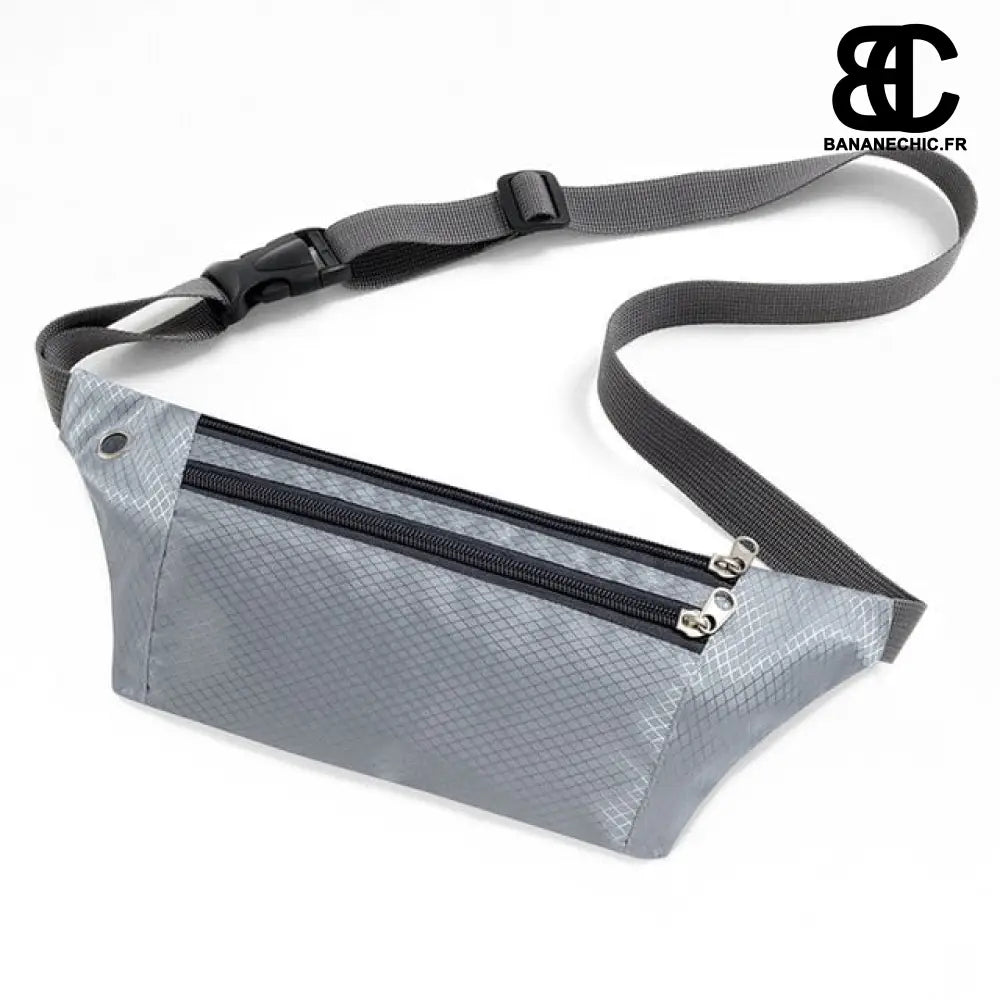Sac banane plat slim - Gris - Banane - Banane Chic ™