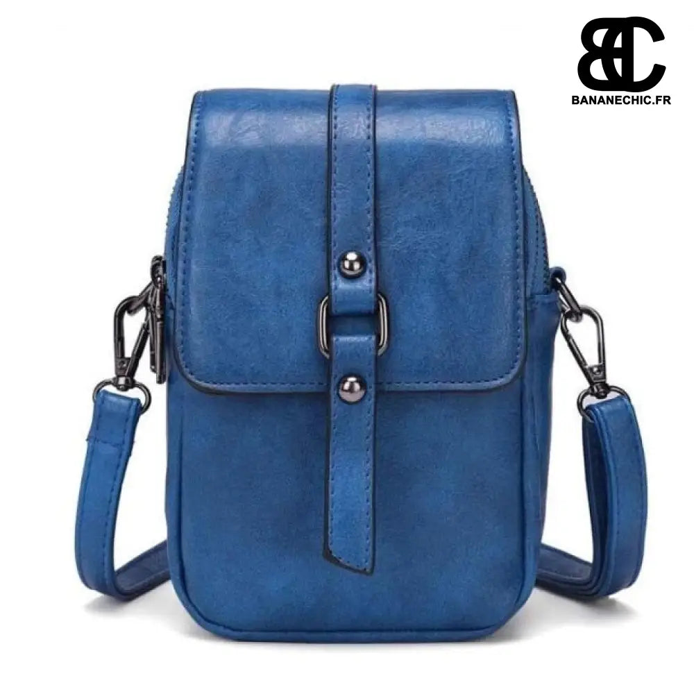 Sac banane porté épaule - Bleu foncé - Banane - Banane Chic
