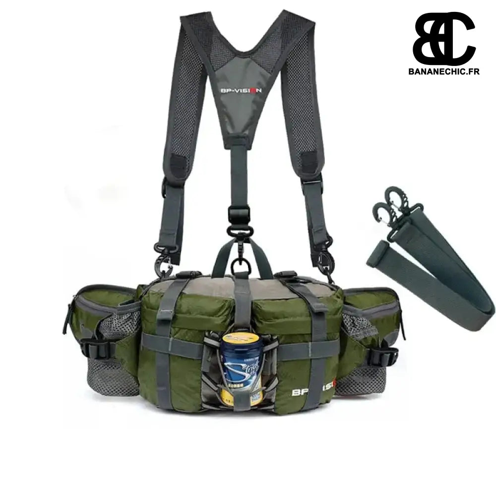 Sac Banane Randonée Léger et Pratique - Kaki - Sac Banane -