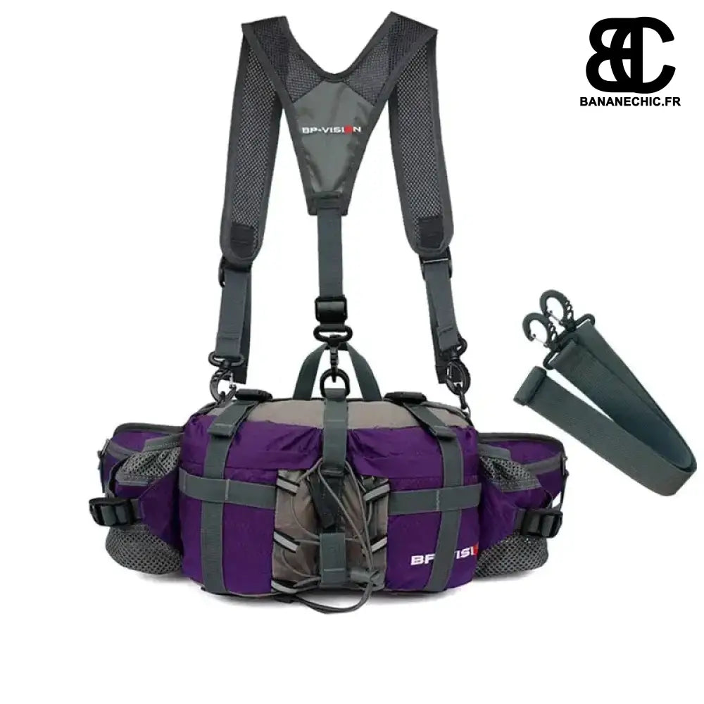 Sac Banane Randonée Léger et Pratique - Violet - Sac Banane